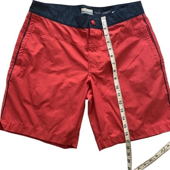 Columbia Men’s Swim Shorts Regular Fit Snap Button Velcro Closure Hybrib Trunks - Picture 4 of 10